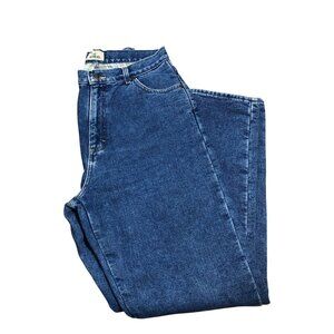 2/$30 RedHead Womens 12 Jeans Flannel Lined Relaxed Blue Denim Straight Leg Pant